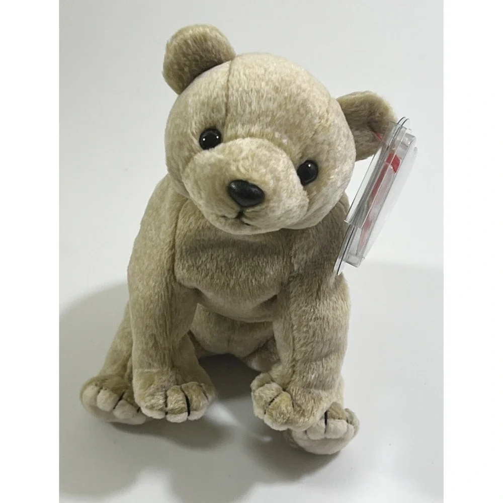 1999 Ty‎ Original Beanie Babies ALMOND The Bear w/tags (7 inches)